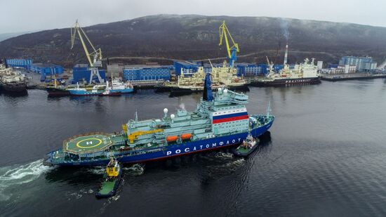 Russia Arktika Nuclear-Powered Icebreaker
