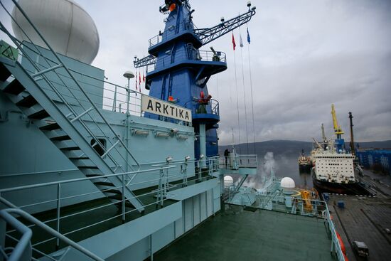 Russia Arktika Nuclear-Powered Icebreaker