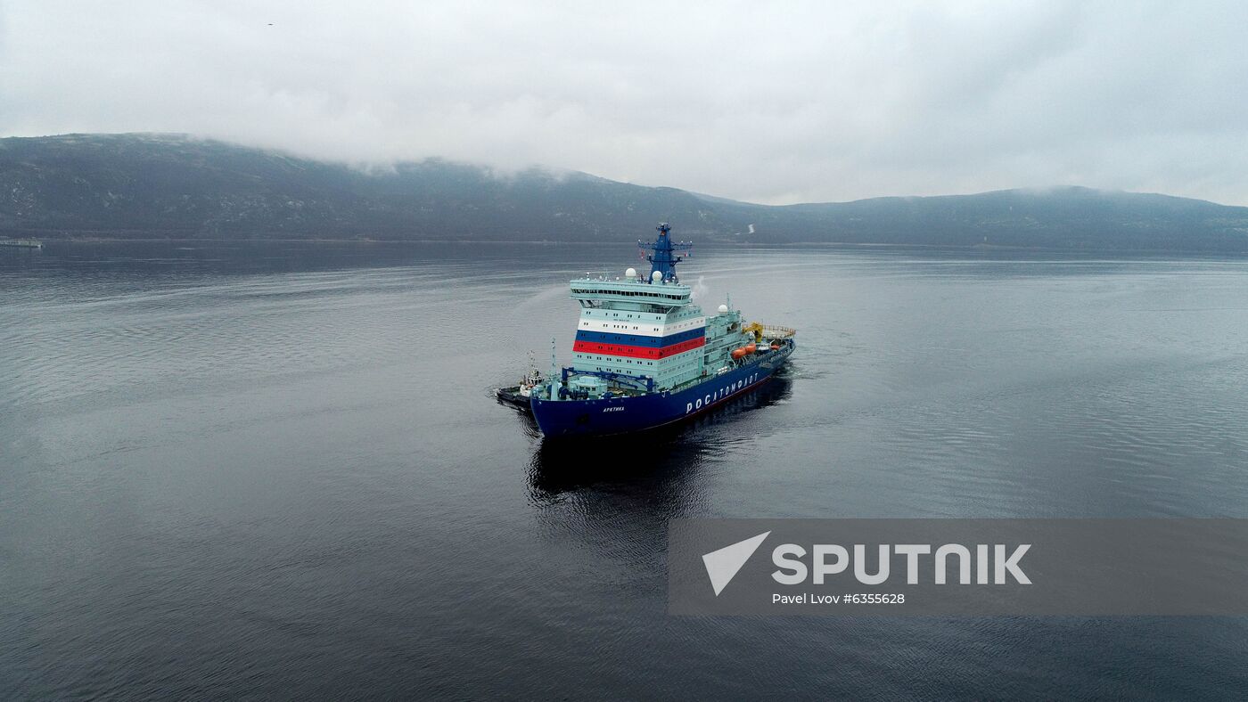 Russia Arktika Nuclear-Powered Icebreaker