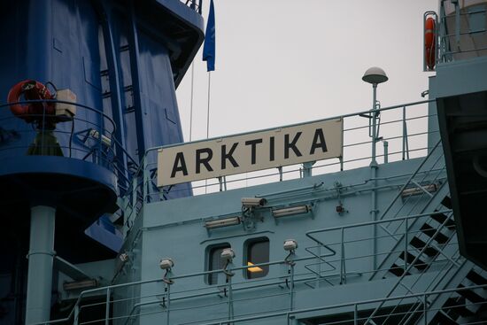 Russia Arktika Nuclear-Powered Icebreaker