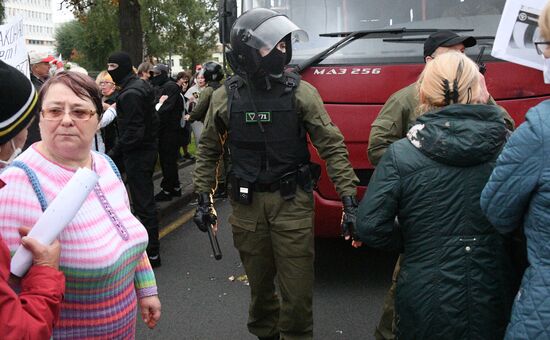 Belarus Presidential Election Protest