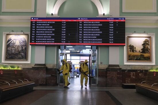 Russia Coronavirus Disinfection