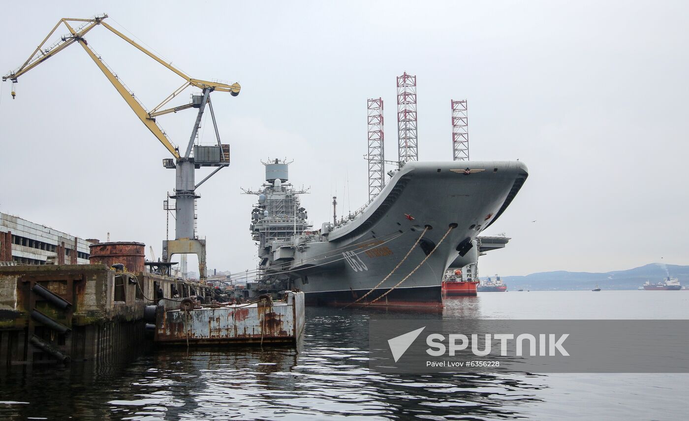 Russia Admiral Kuznetsov Aircraft Carrier