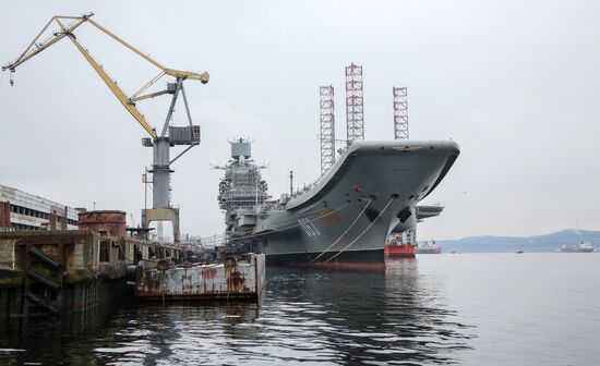 Russia Admiral Kuznetsov Aircraft Carrier