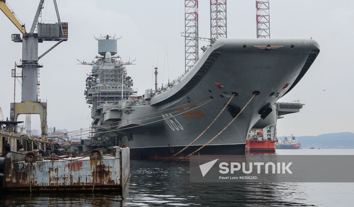 Russia Admiral Kuznetsov Aircraft Carrier