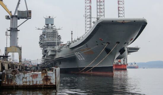 Russia Admiral Kuznetsov Aircraft Carrier