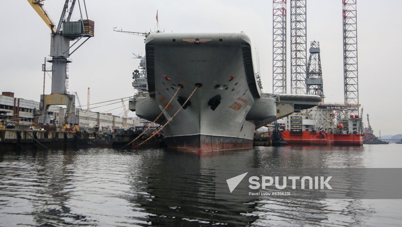 Russia Admiral Kuznetsov Aircraft Carrier