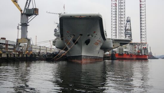 Russia Admiral Kuznetsov Aircraft Carrier