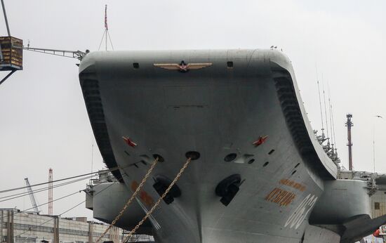 Russia Admiral Kuznetsov Aircraft Carrier