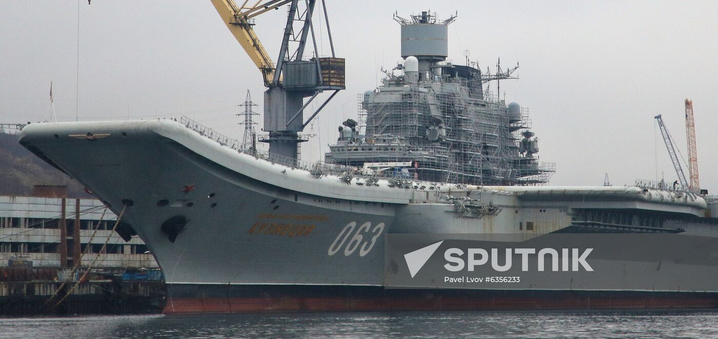 Russia Admiral Kuznetsov Aircraft Carrier