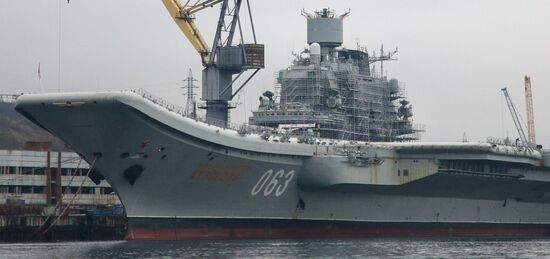 Russia Admiral Kuznetsov Aircraft Carrier