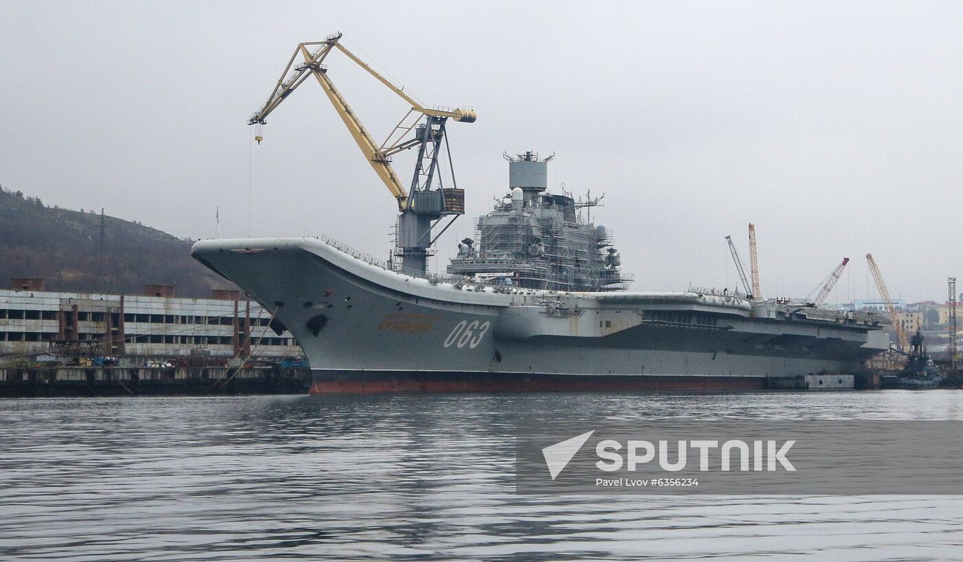 Russia Admiral Kuznetsov Aircraft Carrier