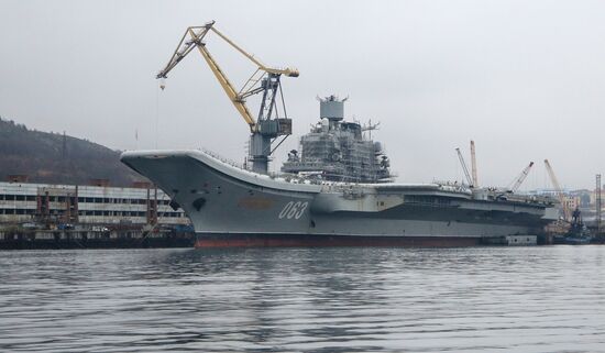 Russia Admiral Kuznetsov Aircraft Carrier