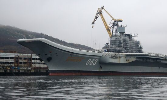 Russia Admiral Kuznetsov Aircraft Carrier