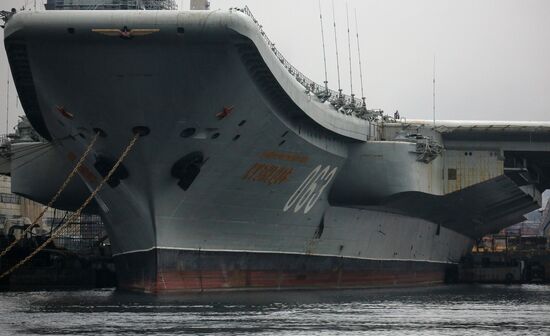 Russia Admiral Kuznetsov Aircraft Carrier