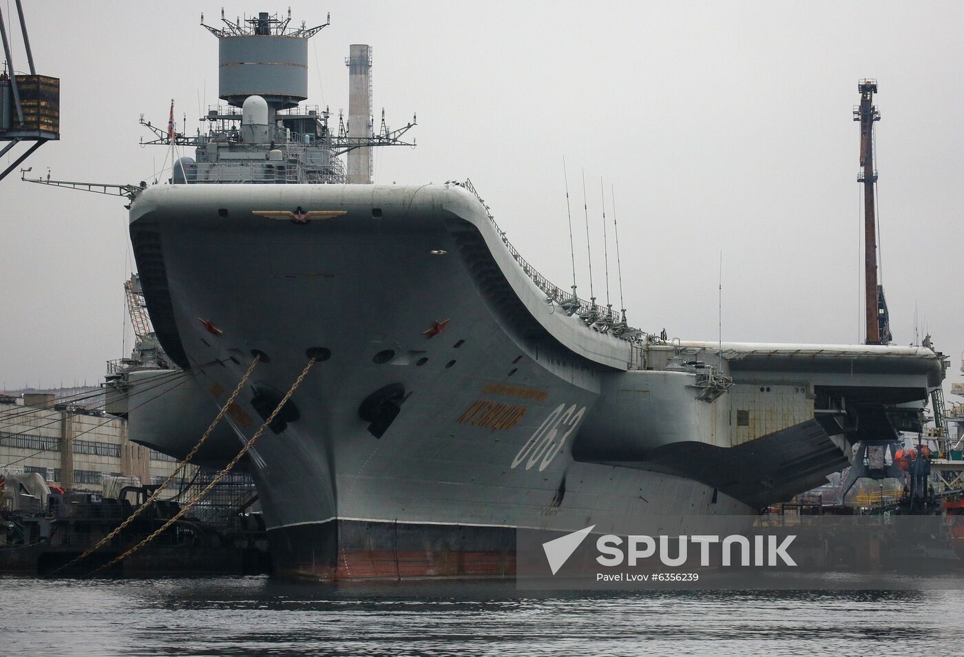 Russia Admiral Kuznetsov Aircraft Carrier