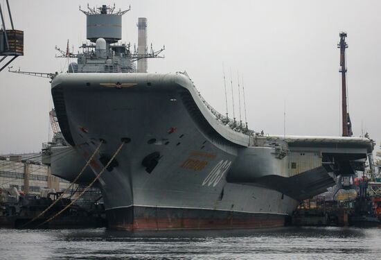 Russia Admiral Kuznetsov Aircraft Carrier