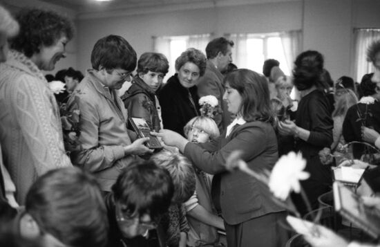 British miners visit USSR