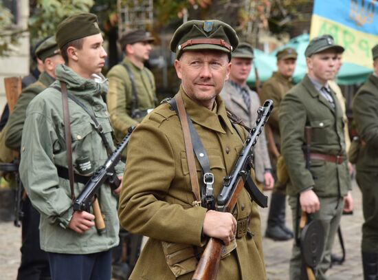 Ukraine WWII Insurgent Army Anniversary