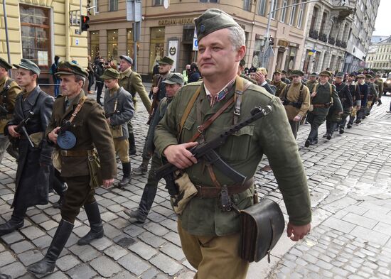 Ukraine WWII Insurgent Army Anniversary