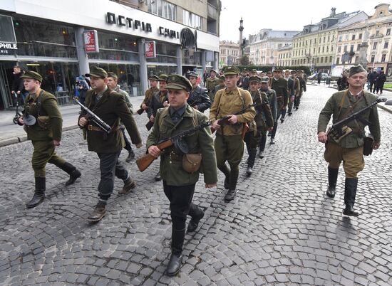 Ukraine WWII Insurgent Army Anniversary