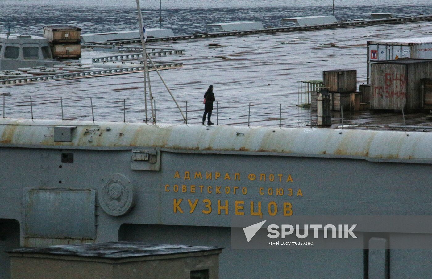 Russia Admiral Kuznetsov Aircraft Carrier