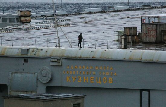 Russia Admiral Kuznetsov Aircraft Carrier