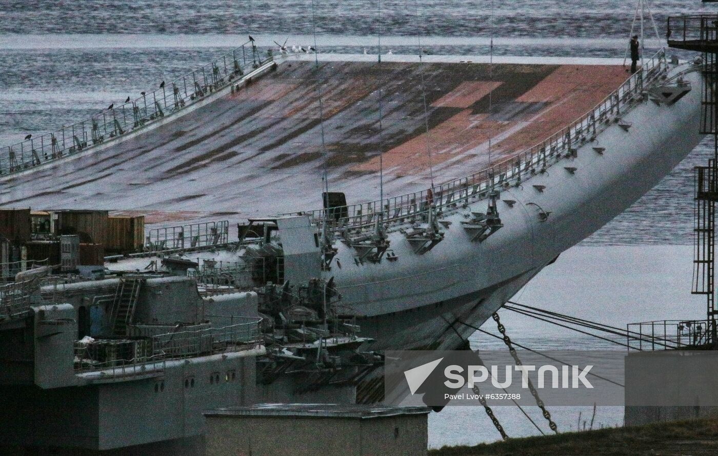 Russia Admiral Kuznetsov Aircraft Carrier