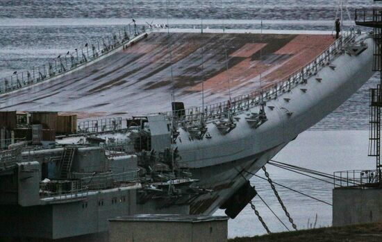 Russia Admiral Kuznetsov Aircraft Carrier