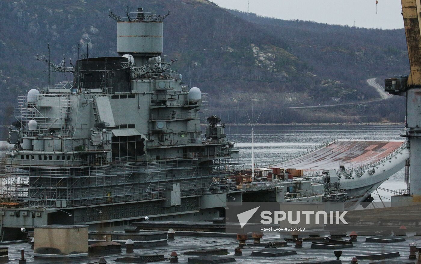 Russia Admiral Kuznetsov Aircraft Carrier