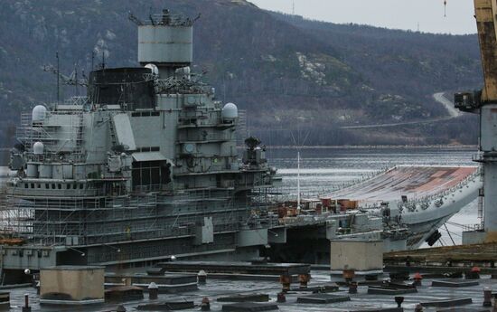 Russia Admiral Kuznetsov Aircraft Carrier