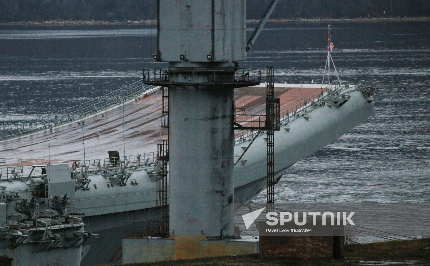 Russia Admiral Kuznetsov Aircraft Carrier