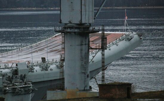 Russia Admiral Kuznetsov Aircraft Carrier
