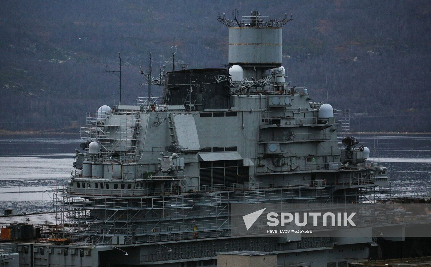 Russia Admiral Kuznetsov Aircraft Carrier