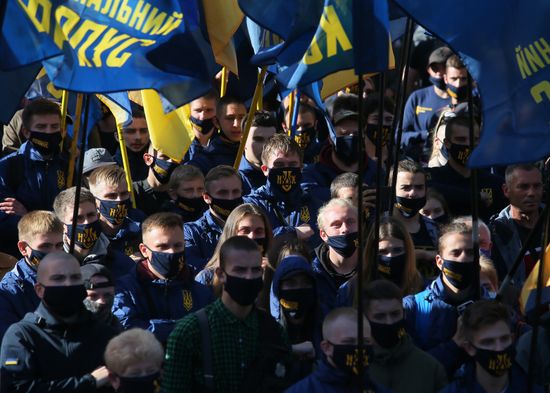 Ukraine WWII Insurgent Army Anniversary