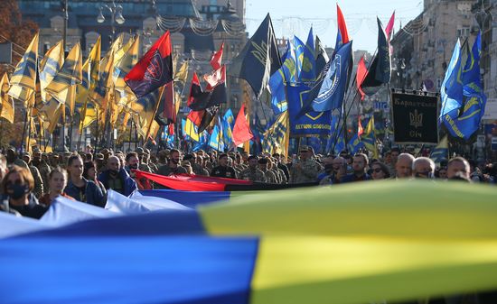 Ukraine WWII Insurgent Army Anniversary