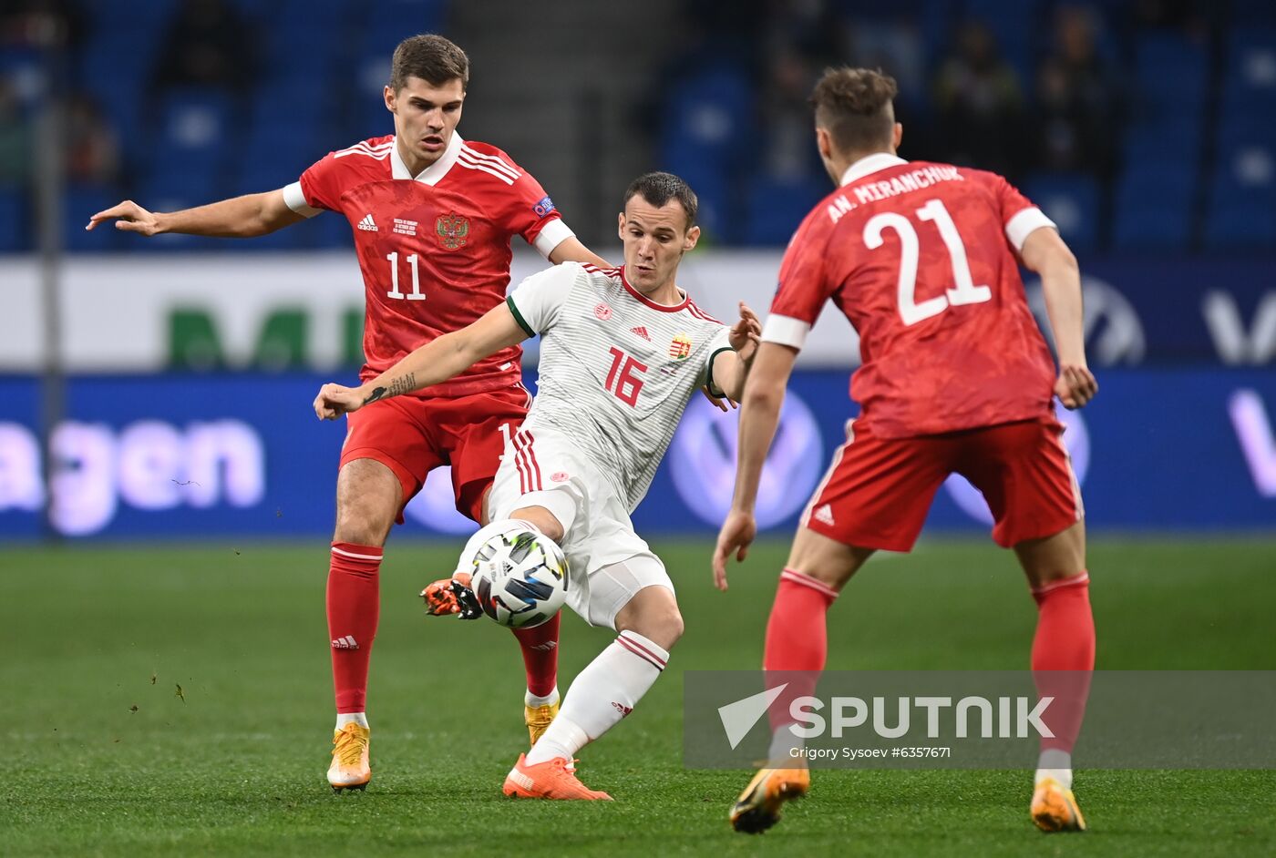 Russia Soccer Nations League Russia - Hungary