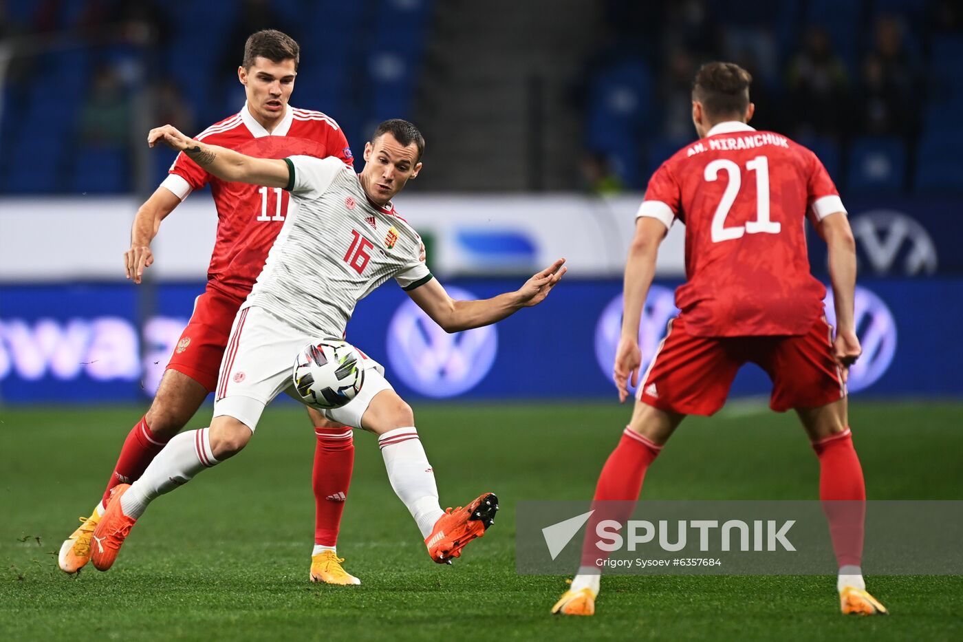 Russia Soccer Nations League Russia - Hungary