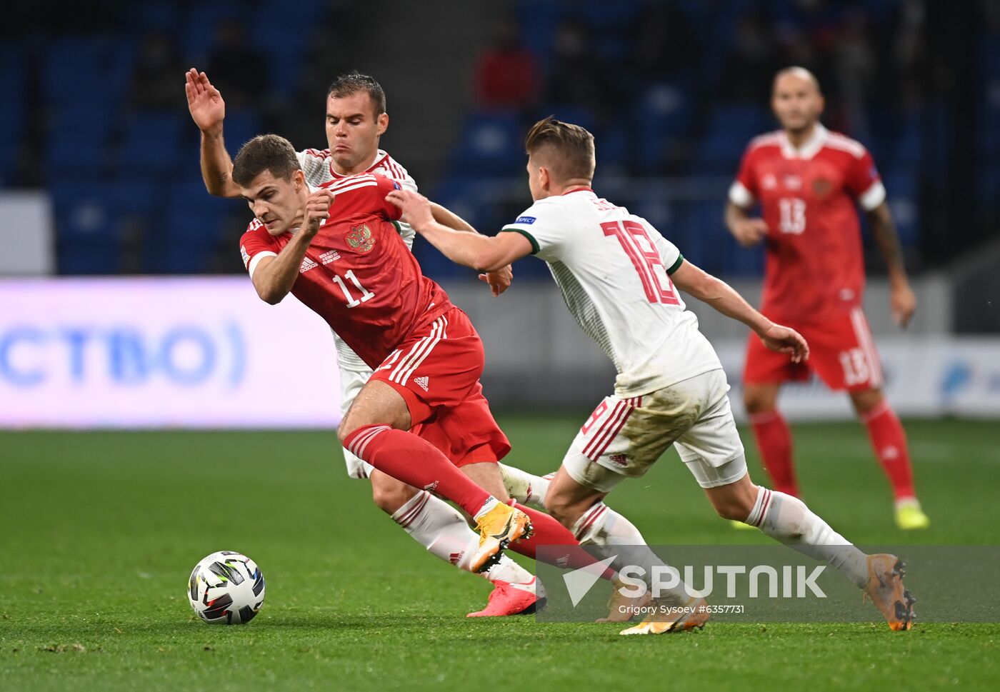 Russia Soccer Nations League Russia - Hungary