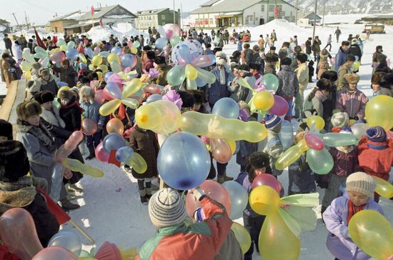 Yhyakh festival of sun in Yakutia