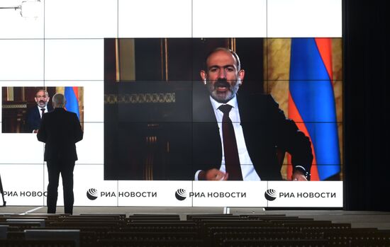 Armenia Azerbaijan Heads of State Interview