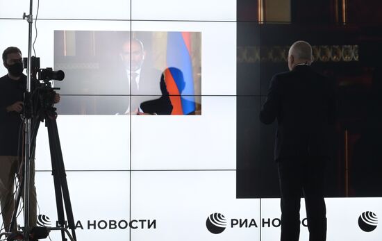 Armenia Azerbaijan Heads of State Interview