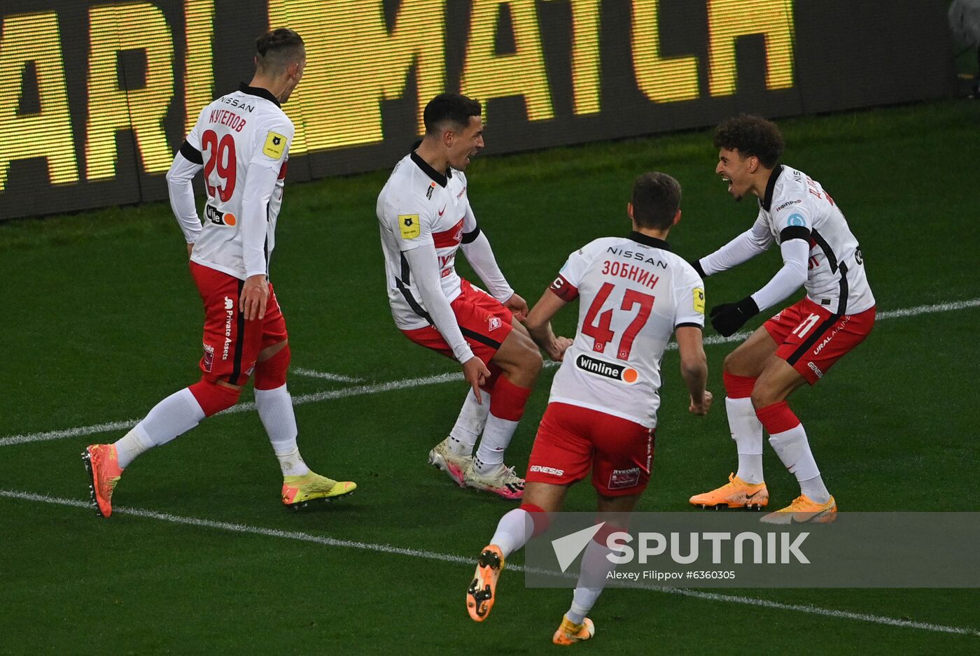 Russia Soccer Premier-League Khimki - Spartak