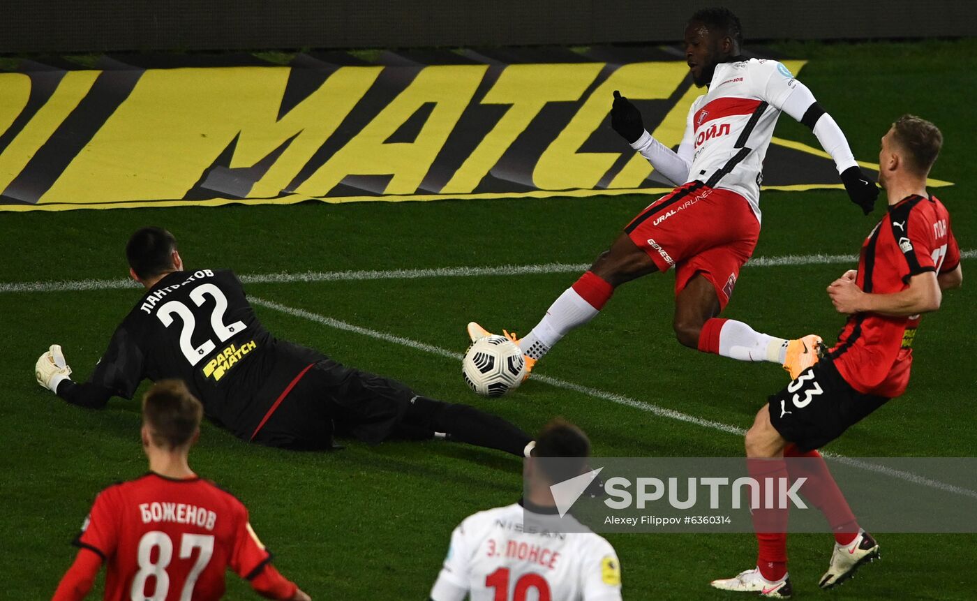Russia Soccer Premier-League Khimki - Spartak