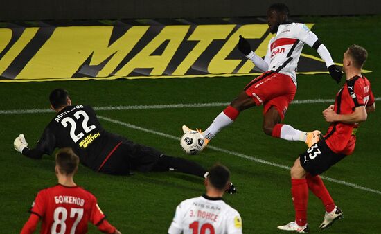Russia Soccer Premier-League Khimki - Spartak