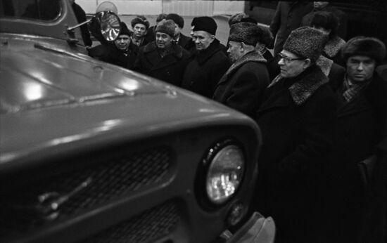 Exhibition of trucks and tractors in Moscow