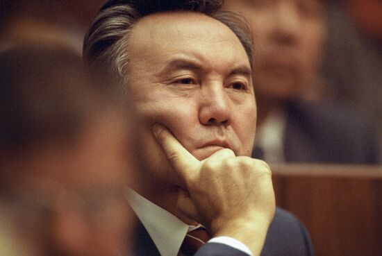 President of Kazakhstan Nursultan Nazarbayev