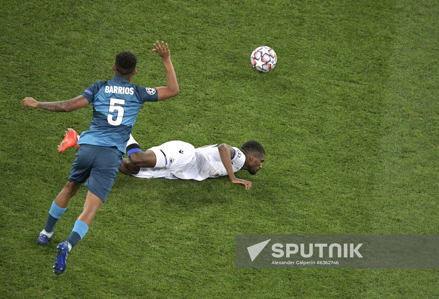 Russia Soccer Champions League Zenit - Brugge