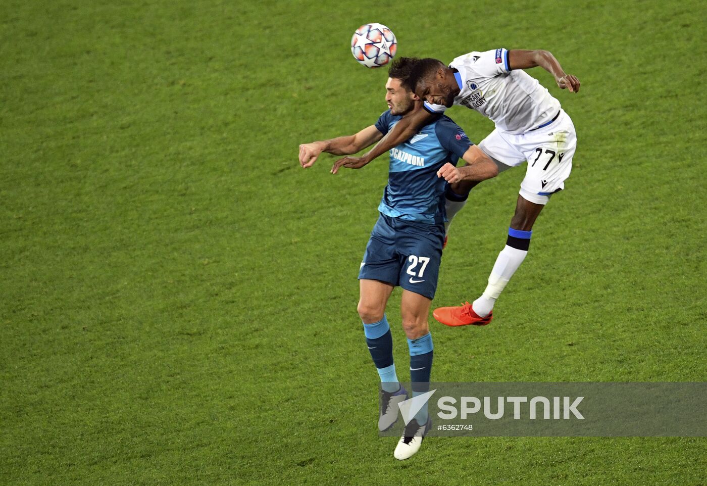 Russia Soccer Champions League Zenit - Brugge