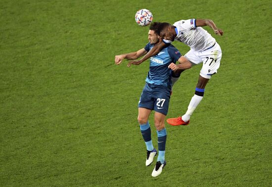 Russia Soccer Champions League Zenit - Brugge